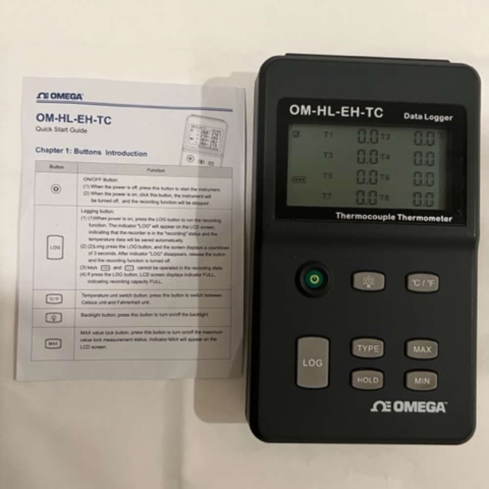 OMEGA Thermocouple Thermometer/Data Logger